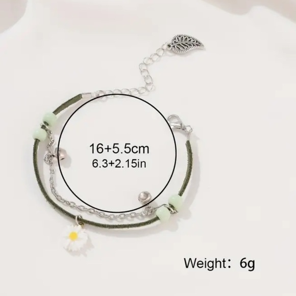 172. NEW| Women’s Floral Daisy Quartz Watch & Bracelet Set - Picture 2 of 4